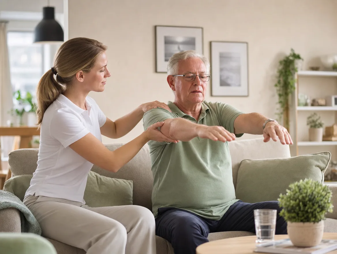 Physiotherapie: Krankengymnastik im Hausbesuch