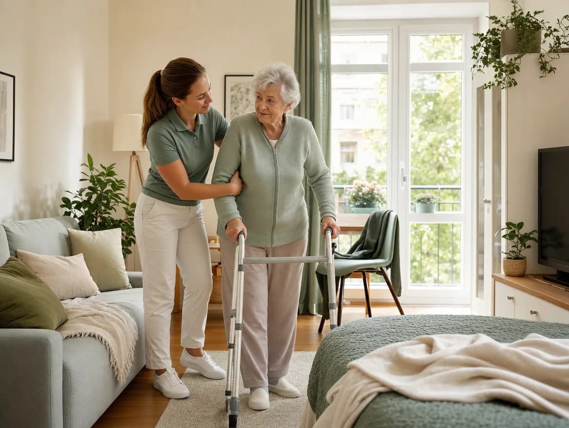 Physiotherapie: Mobilisation nach Operationen im Hausbesuch